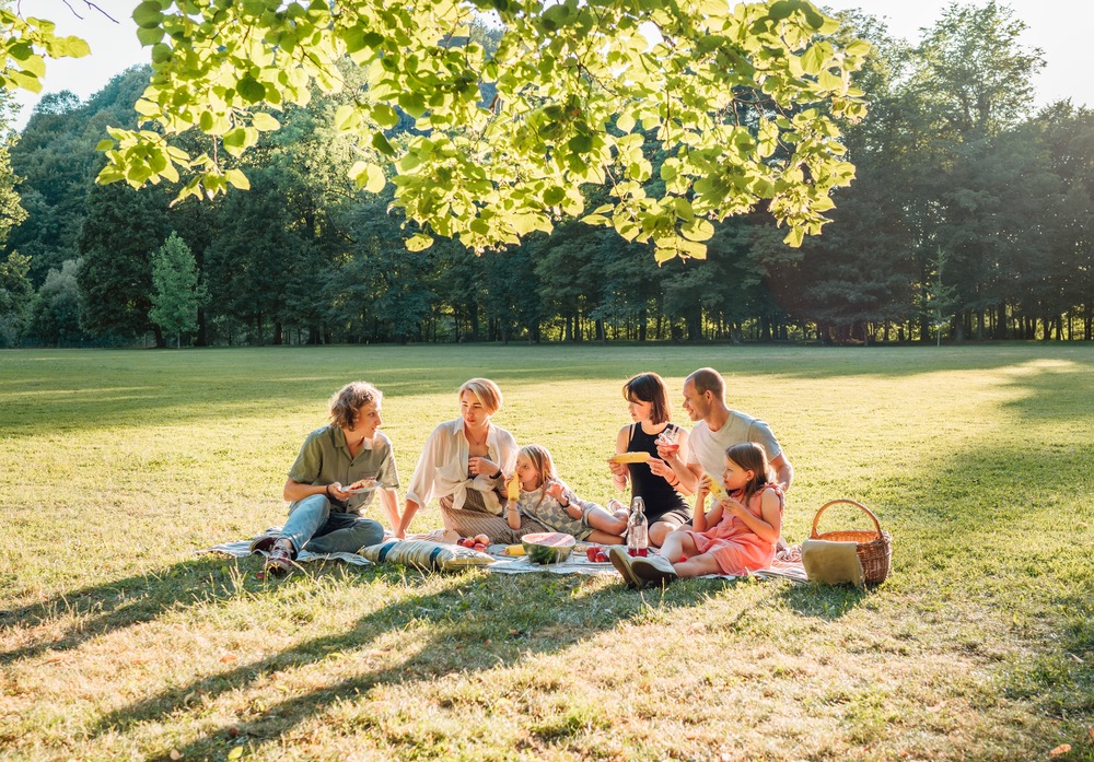 Piknik a természetben